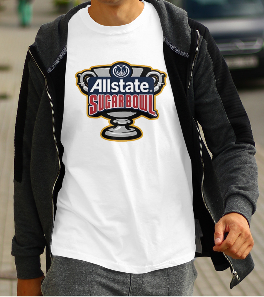 Allstate Sugar Bowl Trophy Iconic Championship Event T-Shirt