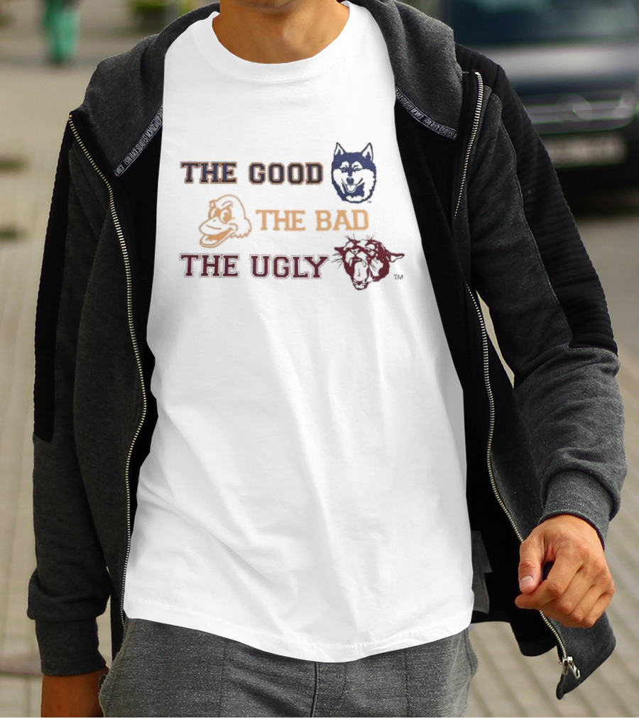 Washington Huskies The Good Oregon Ducks The Bad Washington State Cougars The Ugly T-Shirt