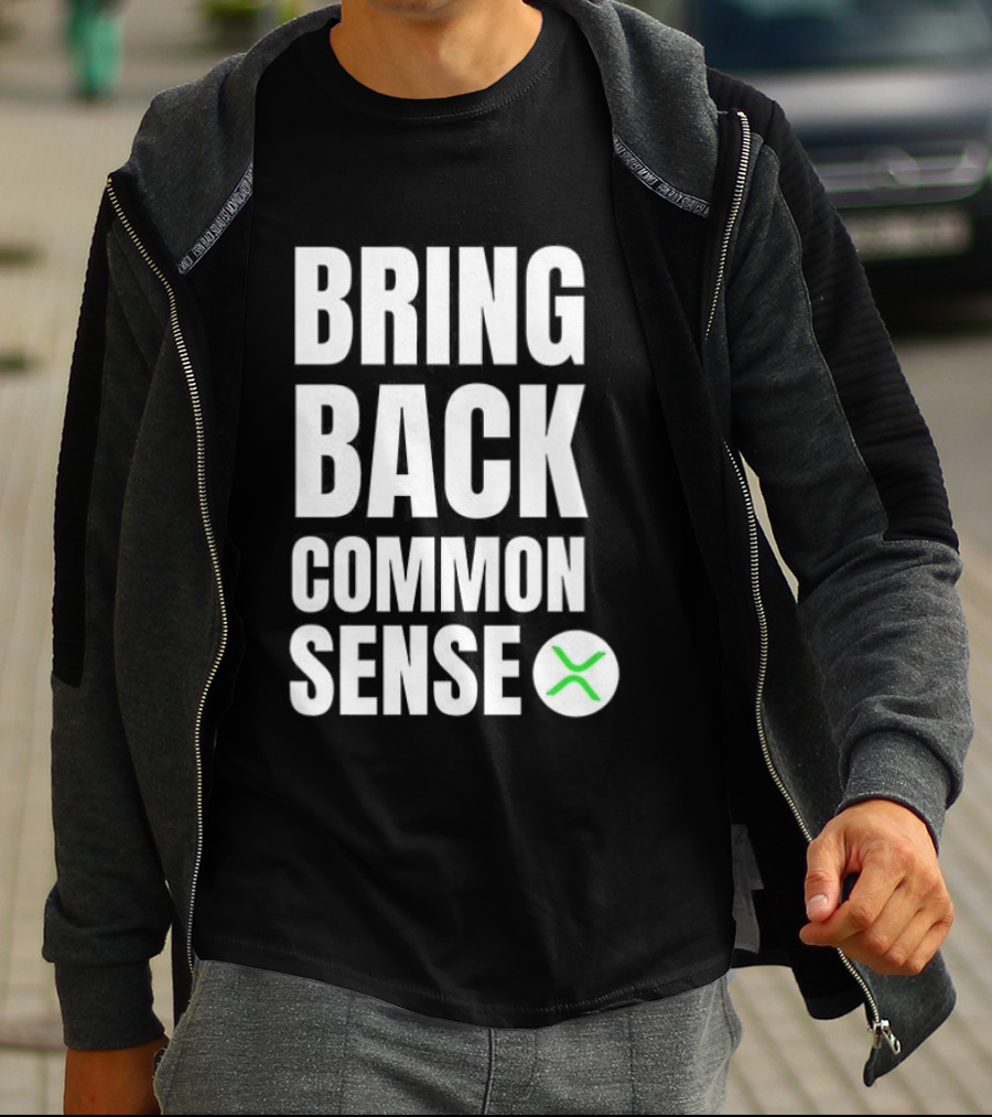 Bring Back Common Sense XRP T-Shirt