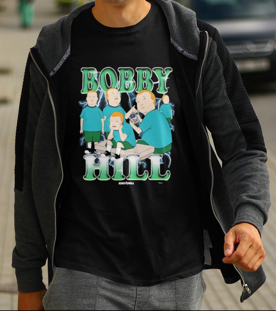 Bobby Hill King Of The Hill Heartthrob Character Montage T-Shirt
