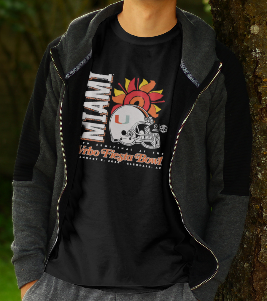 Miami 2026 CFP Semifinal Vrbo Fiesta Bowl January 1 Glendale Arizona T-Shirt