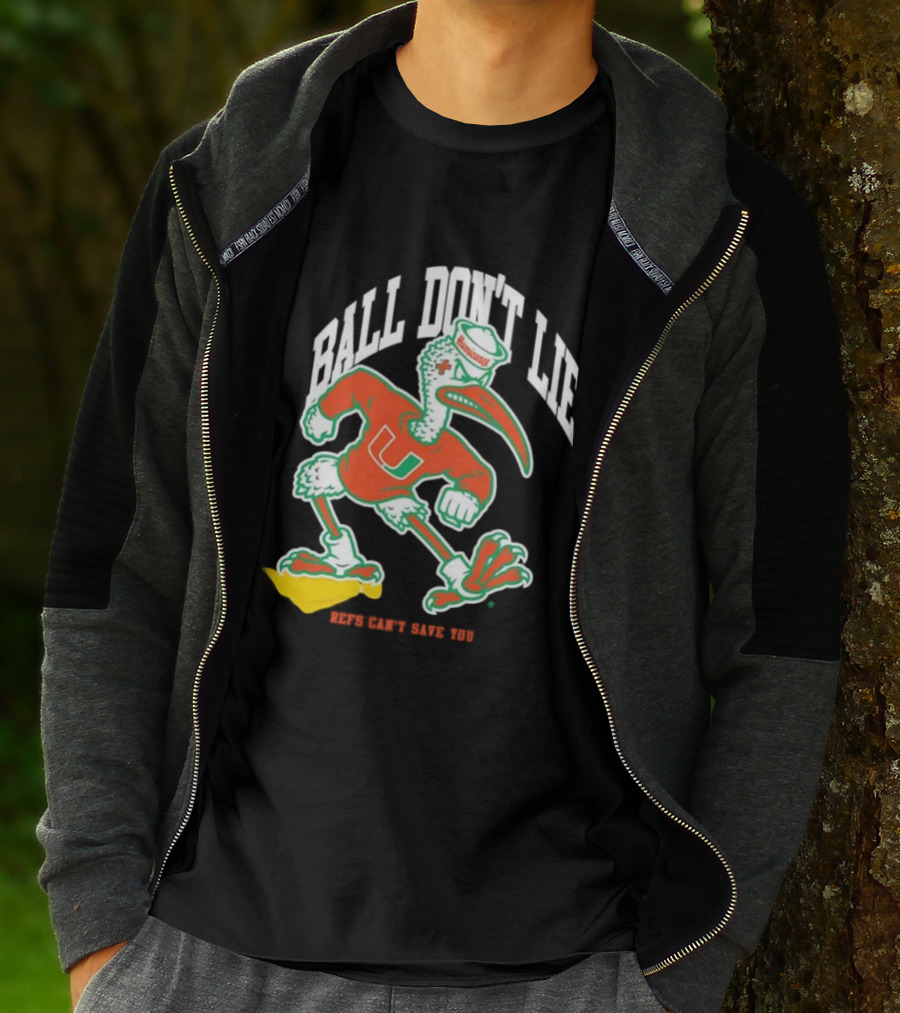 Miami Hurricanes Ball Don’t Lie Mascot T-Shirt