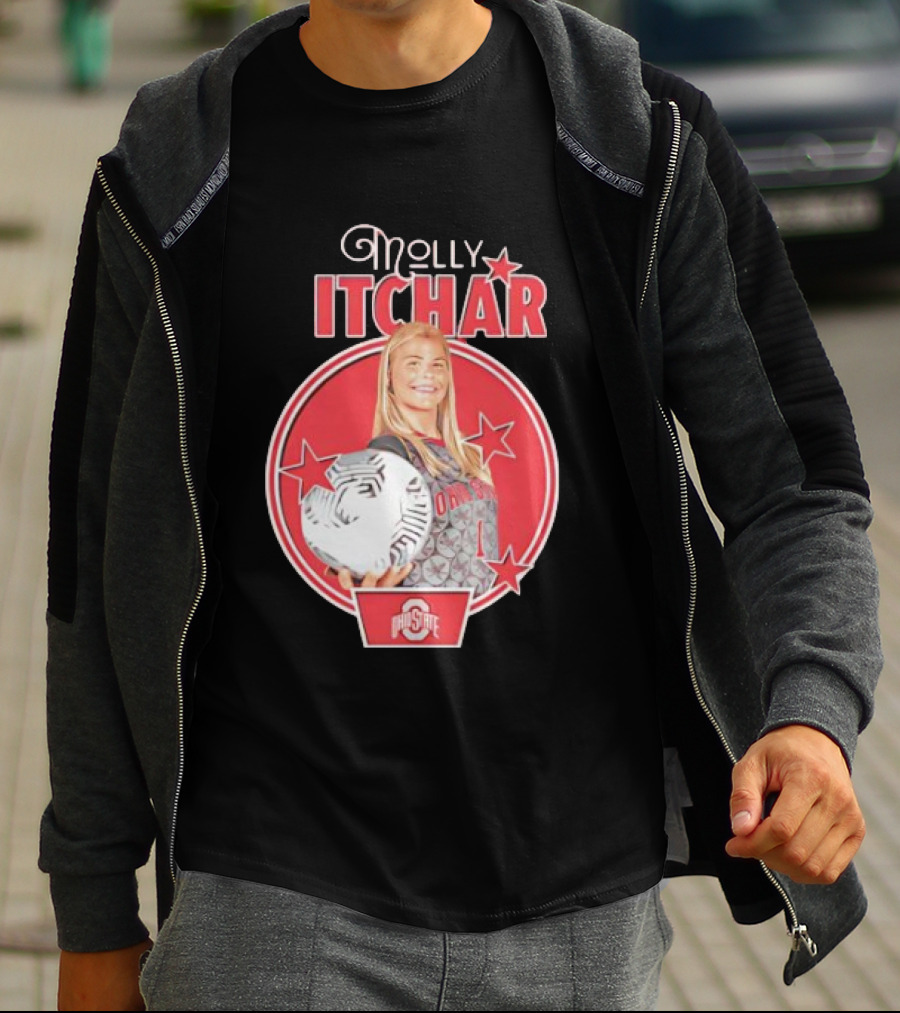 Molly Pritchard Ohio State Soccer Star With Ball And Stars T-Shirt