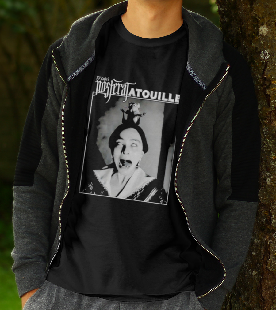 TV Kaiju Nosferatatouille Horror Rat Vampire Mashup T-Shirt