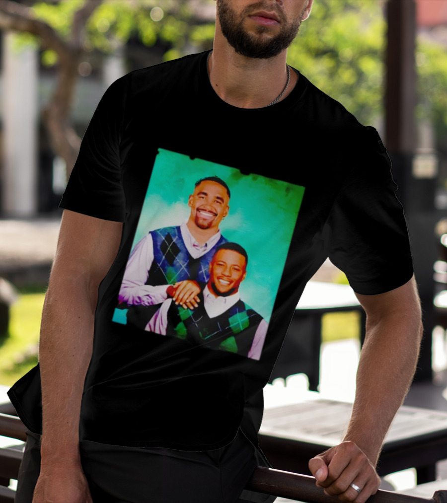 Saquon Barkley Philly Step Brothers Sweater Duo T-Shirt