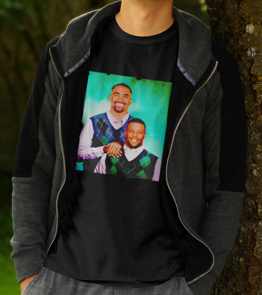 Saquon Barkley Philly Step Brothers Sweater Duo T-Shirt