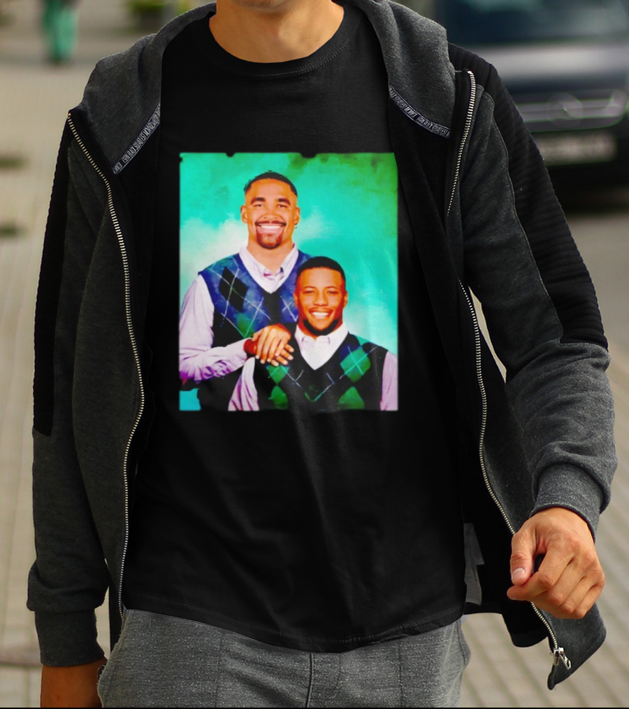 Saquon Barkley Philly Step Brothers Sweater Duo T-Shirt