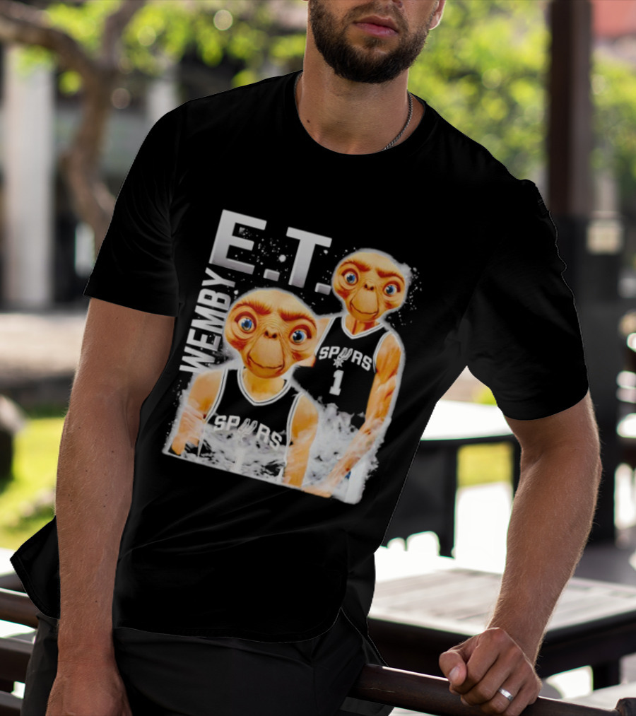 Wemby E.T. Victor Wembanyama San Antonio Spurs Basketball T-Shirt