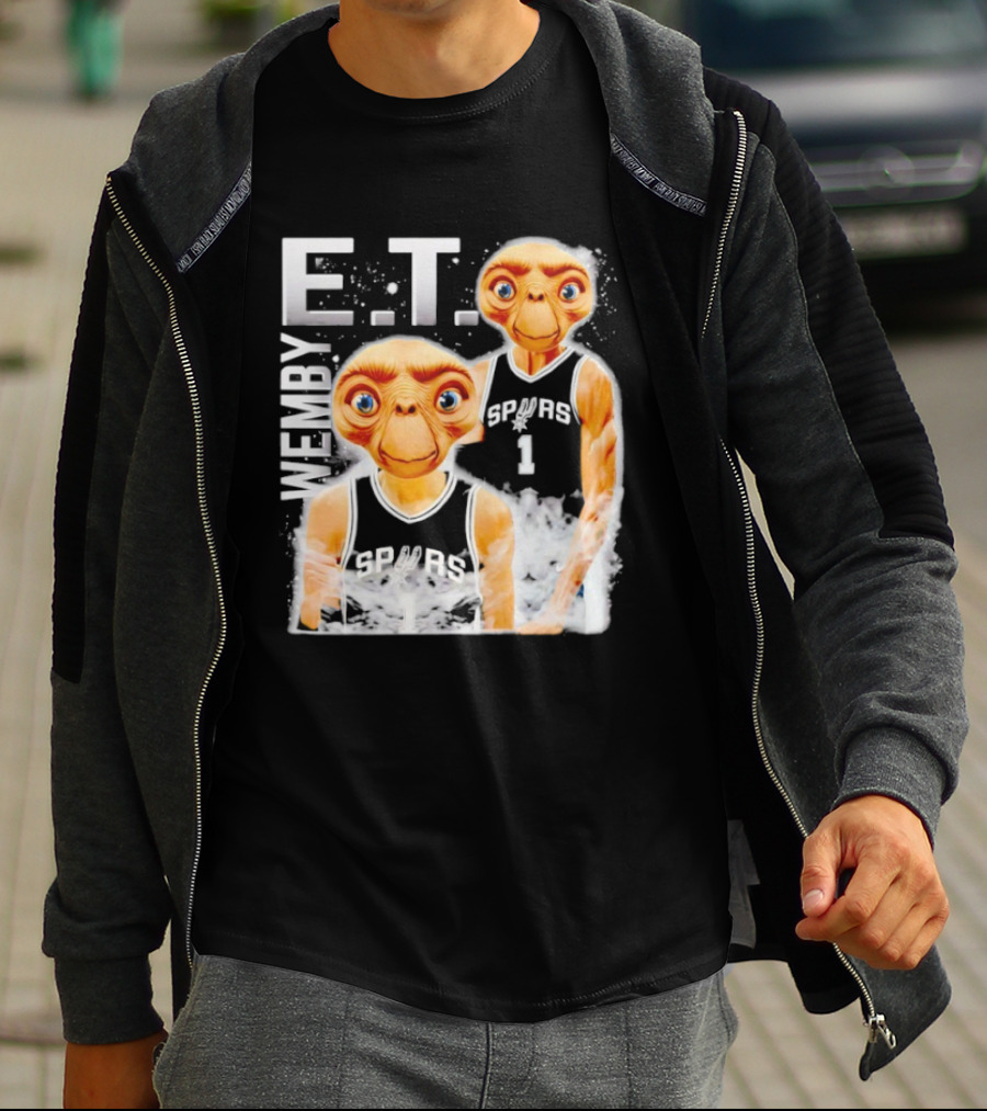 Wemby E.T. Victor Wembanyama San Antonio Spurs Basketball T-Shirt