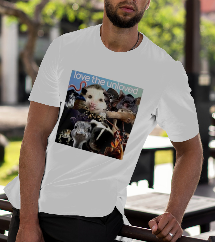 Love The Unloved Animal Collage T-Shirt
