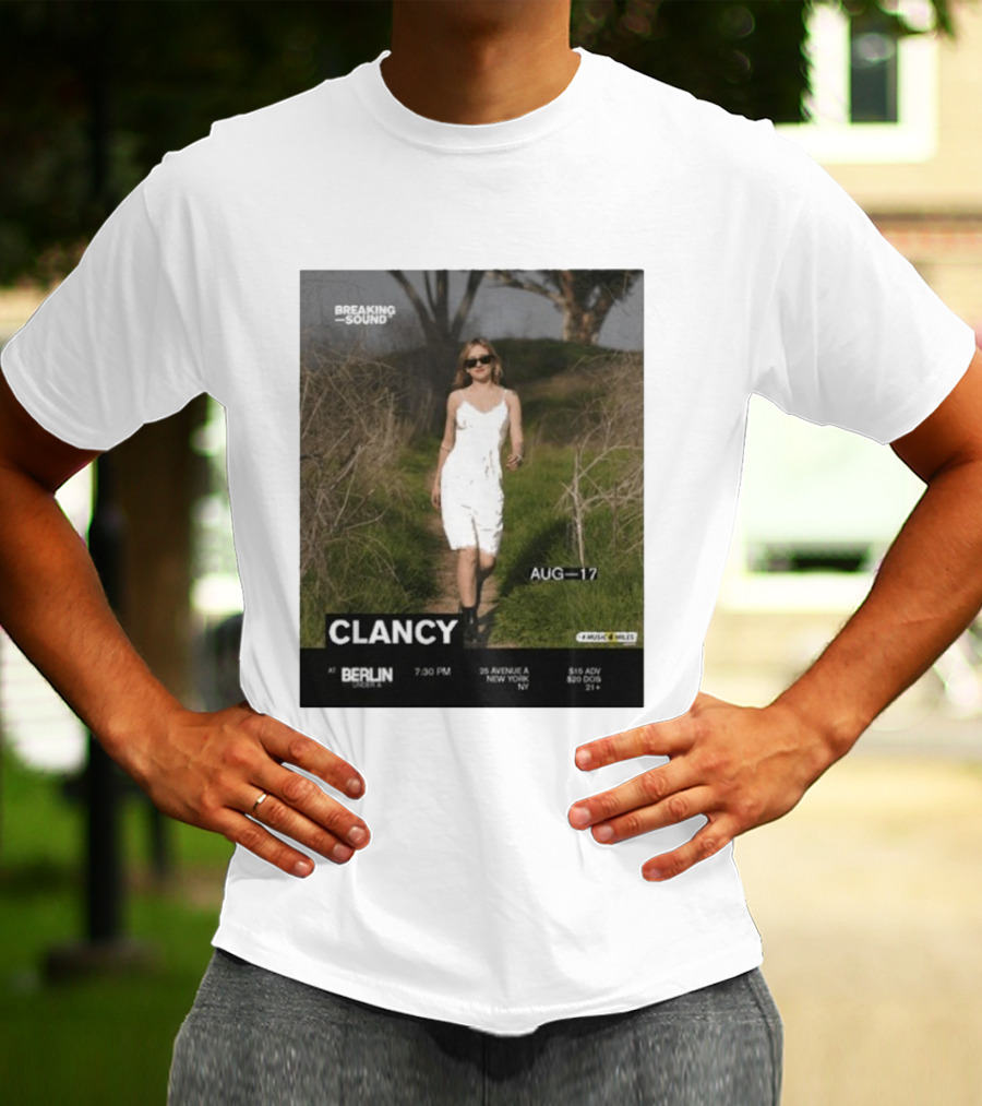 Clancy Breaking Sound Berlin August 17 Event New York Venue Details T-Shirt