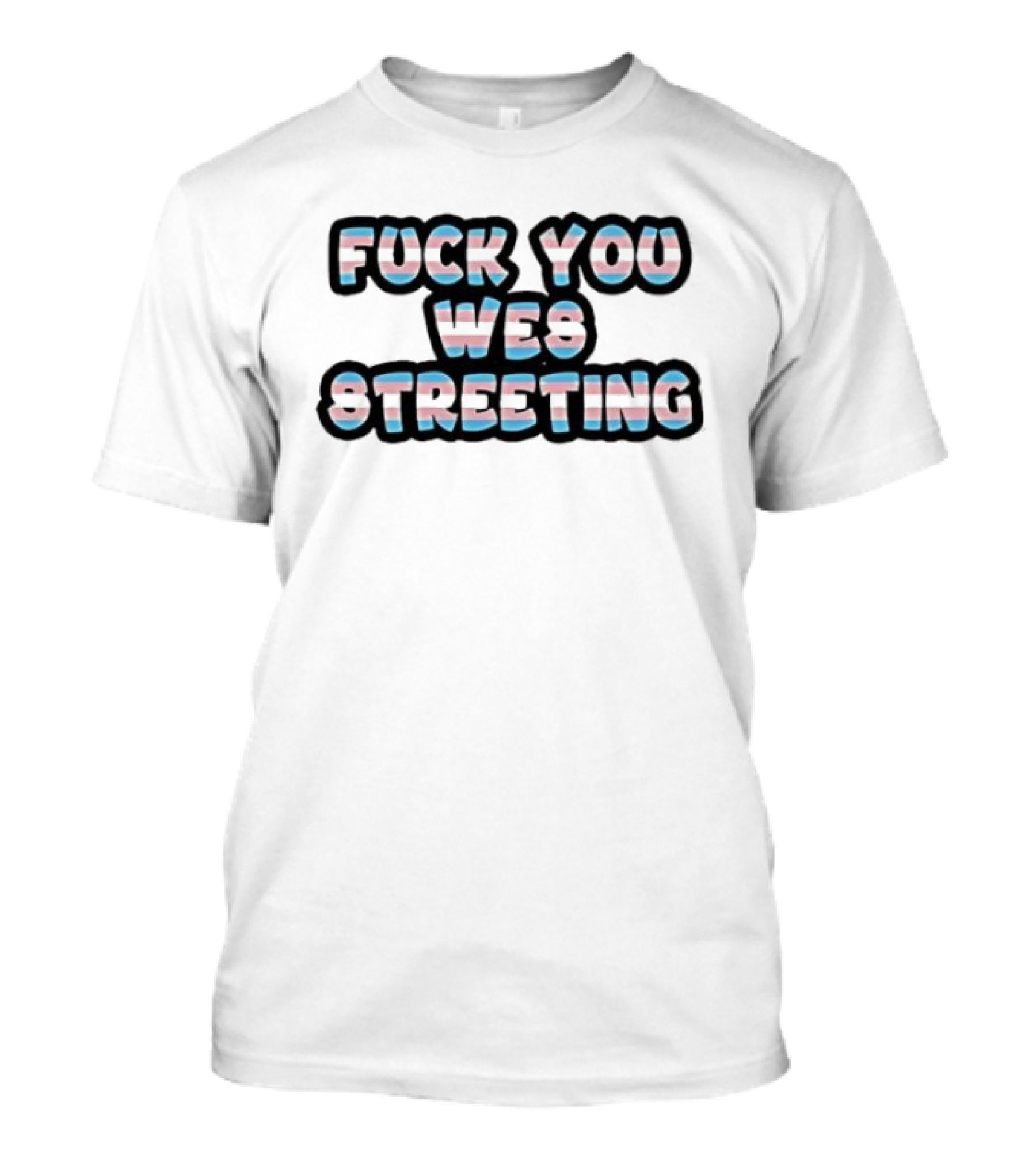 Fuck You Wes Streeting Transgender Flag T-Shirt
