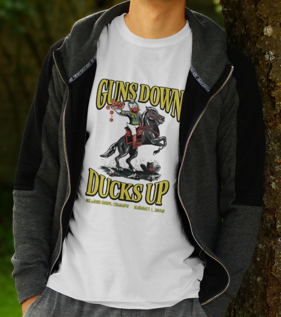 Guns Down Ducks Up Orange Bowl Champs January 1 2026 T-Shirt