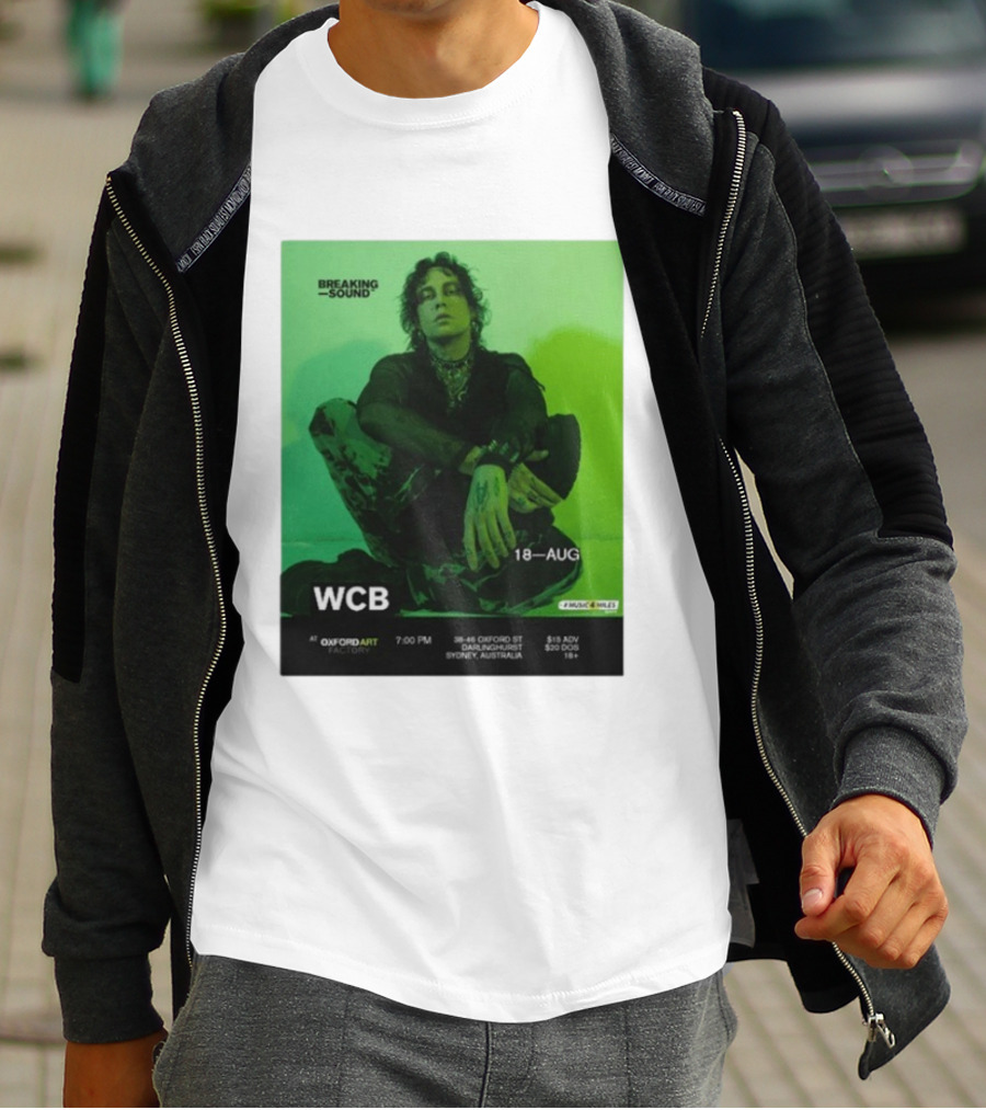 WCB At Breaking Sound Oxford Art Factory Sydney August 18 Event T-Shirt