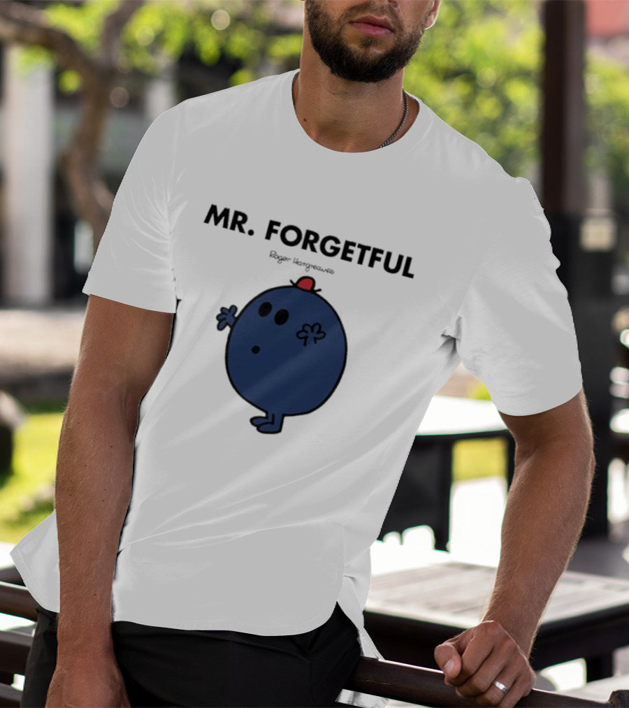 Mr. Men Little Miss Mr. Forgetful Roger Hargreaves T-Shirt