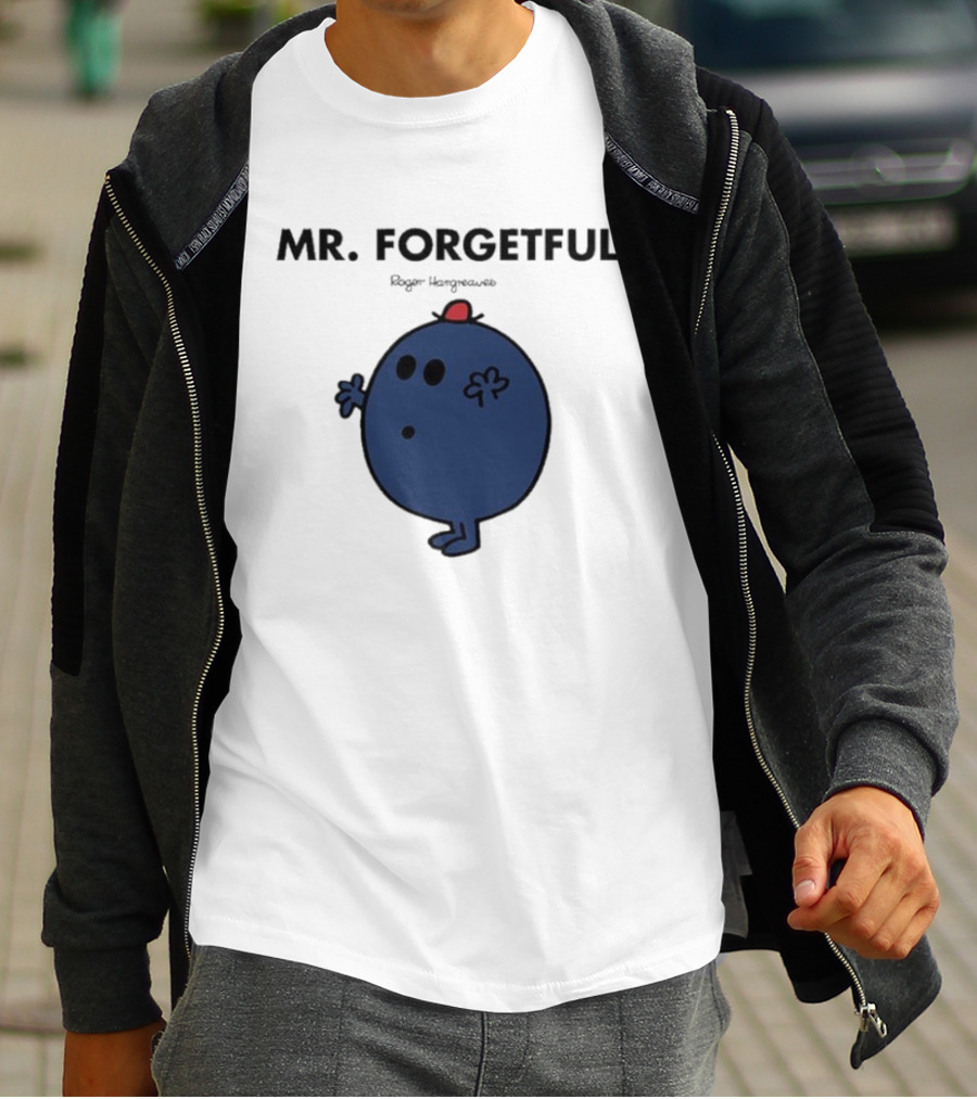 Mr. Men Little Miss Mr. Forgetful Roger Hargreaves T-Shirt