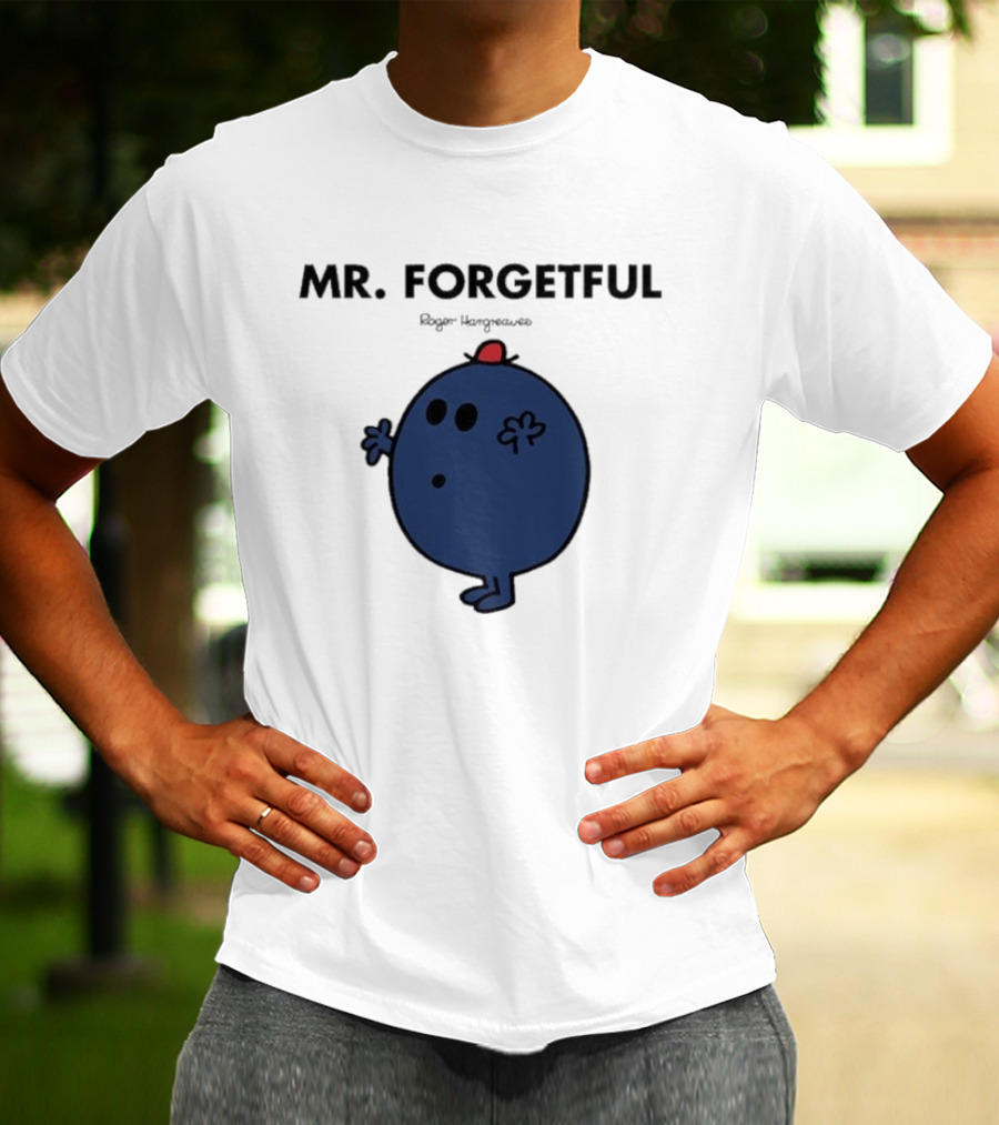 Mr. Men Little Miss Mr. Forgetful Roger Hargreaves T-Shirt