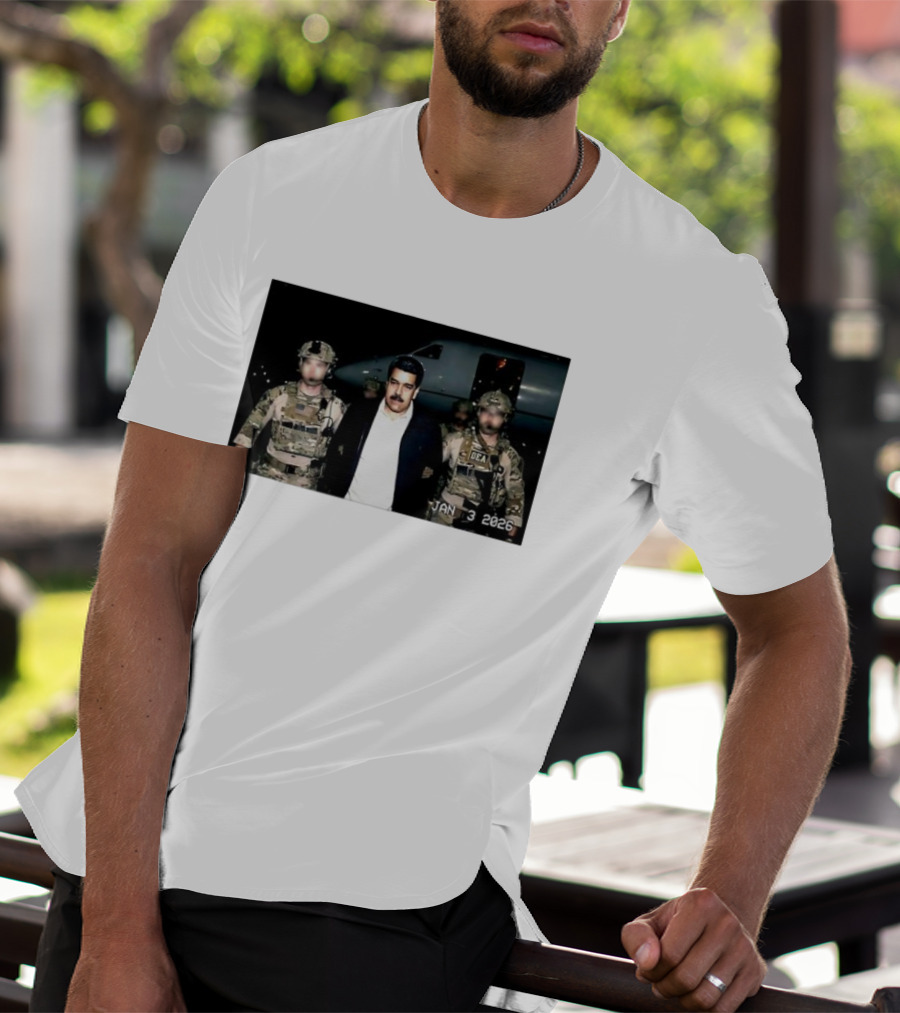 Nicolas Maduro Arrested DEA January 3 2026 T-Shirt