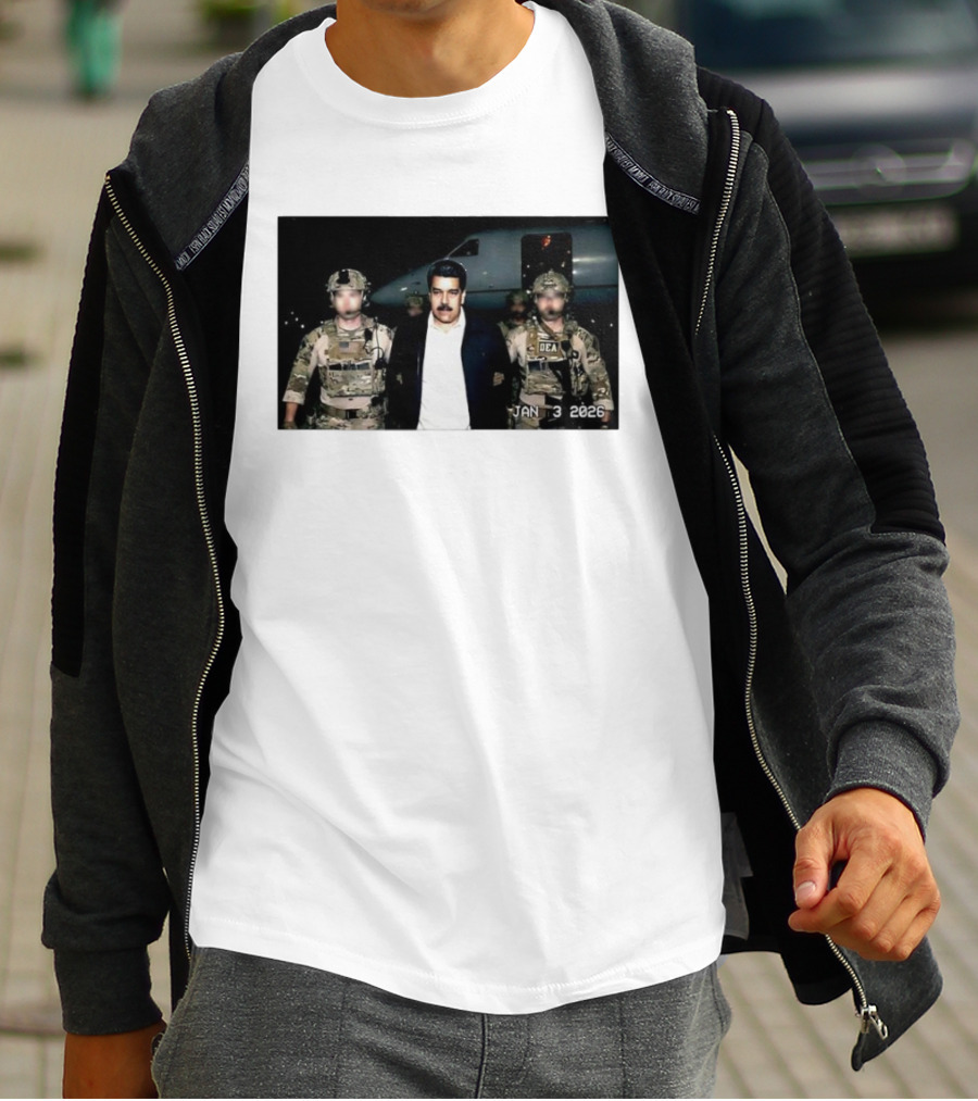 Nicolas Maduro Arrested DEA January 3 2026 T-Shirt