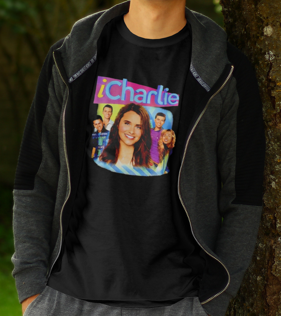 ICharlie Cast Colorful Group Image T-Shirt