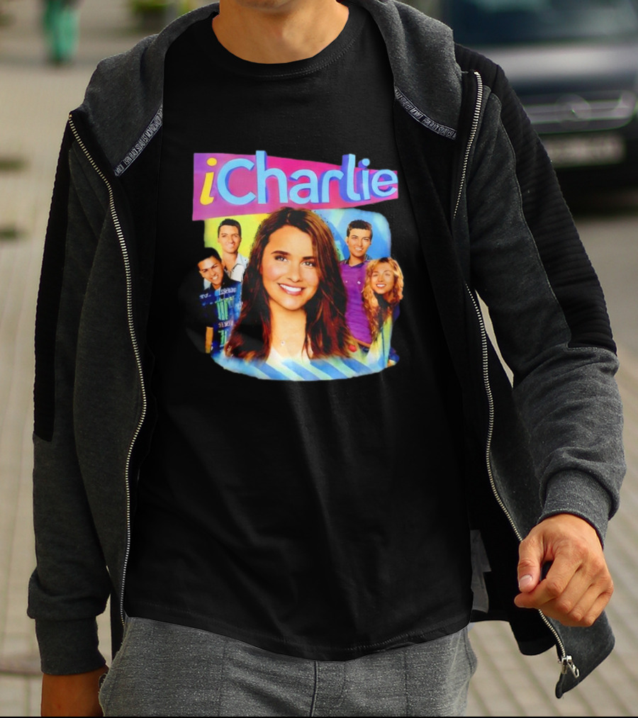 ICharlie Cast Colorful Group Image T-Shirt