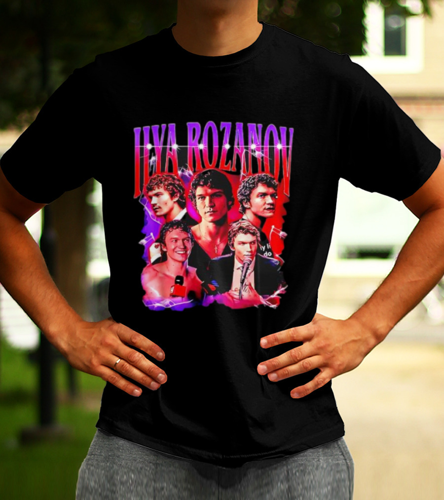 Ilya Rozanov Shane Hollander Vintage Retro 90s Collage T-Shirt