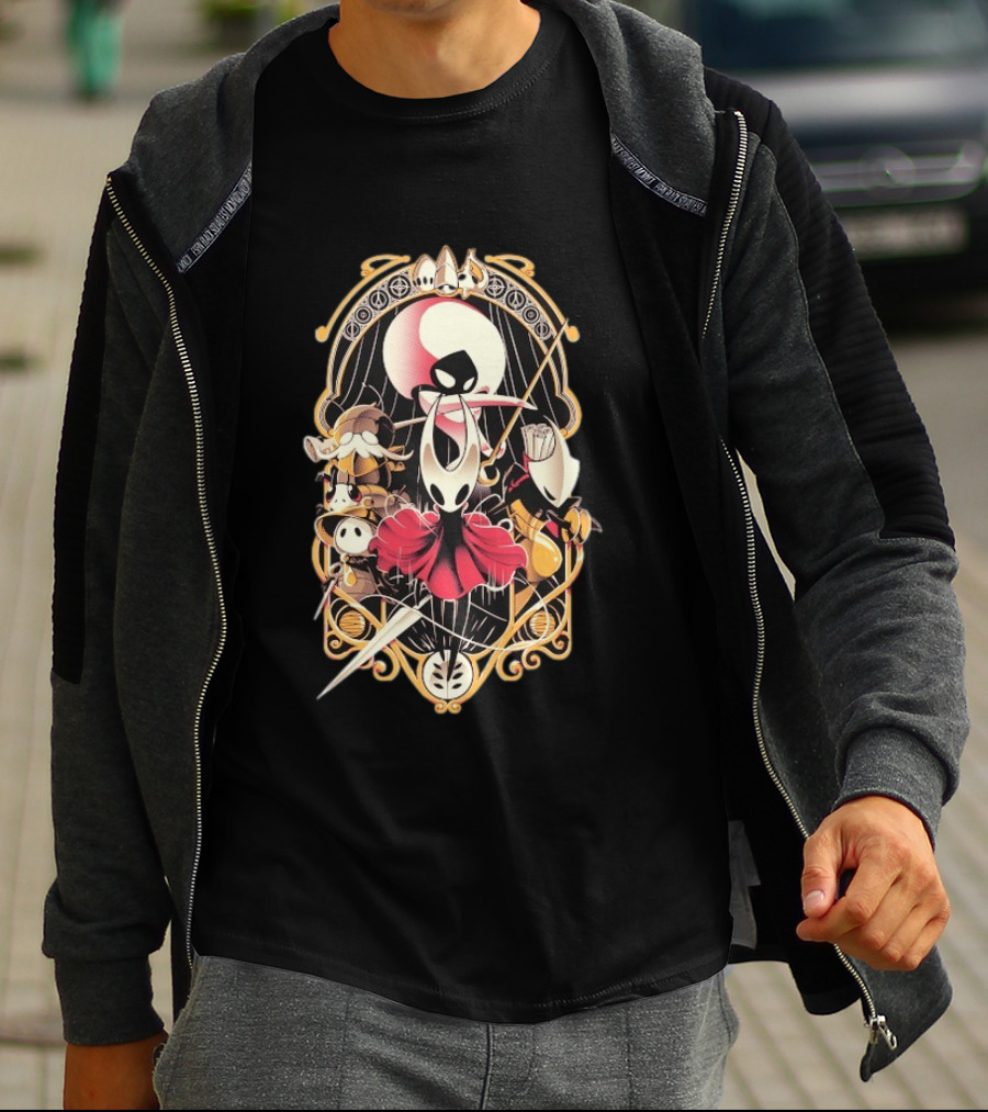 Hollow Knight Silksong Art Nouveau AGDQ 2026 Game T-Shirt