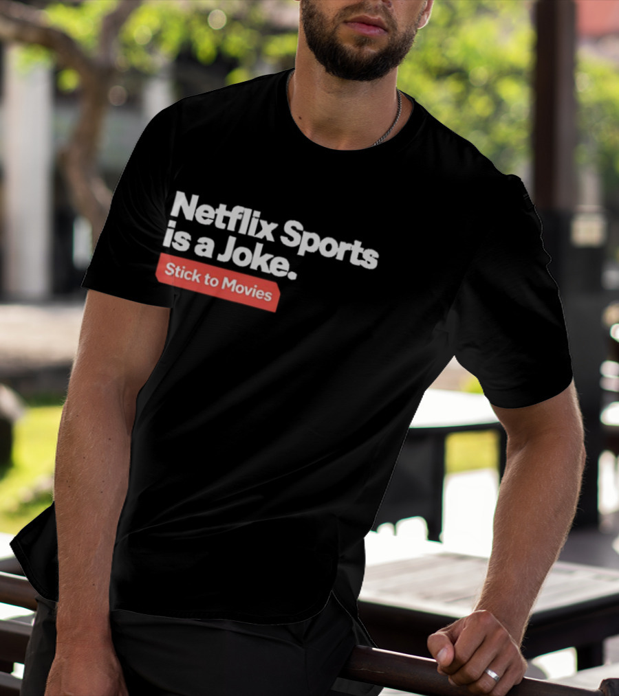 Off Duty Lifeguard Save Yourself Netflix Sports Is A Joke Stick To Movies T-Shirt