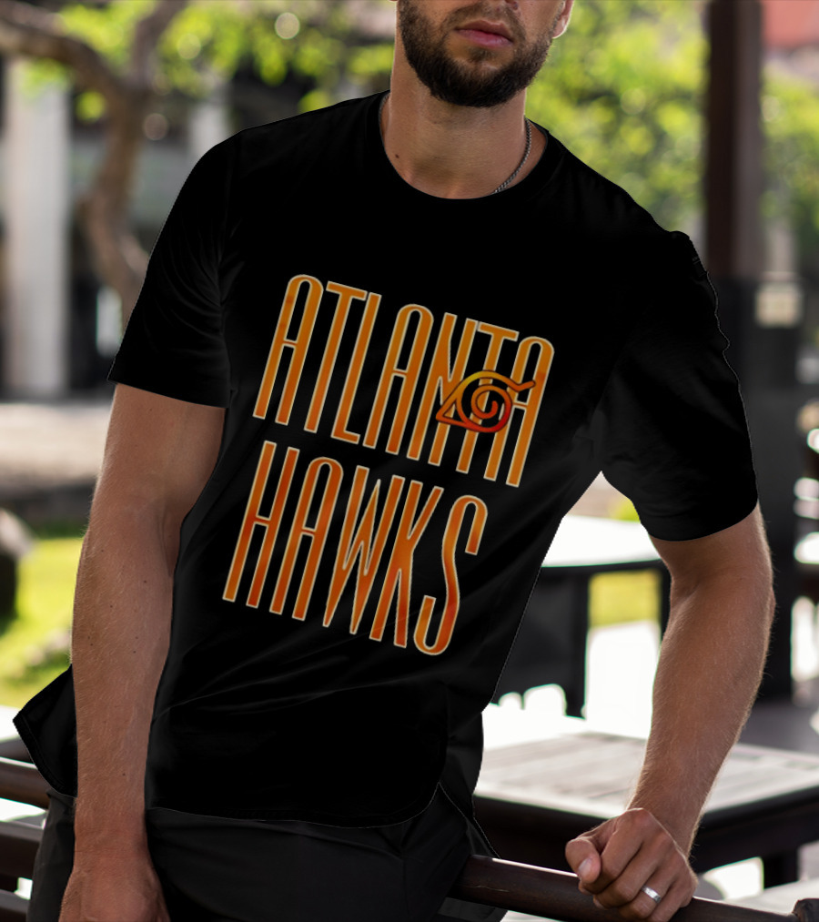 Atlanta Hawks Naruto Vintage Sharingan T-Shirt