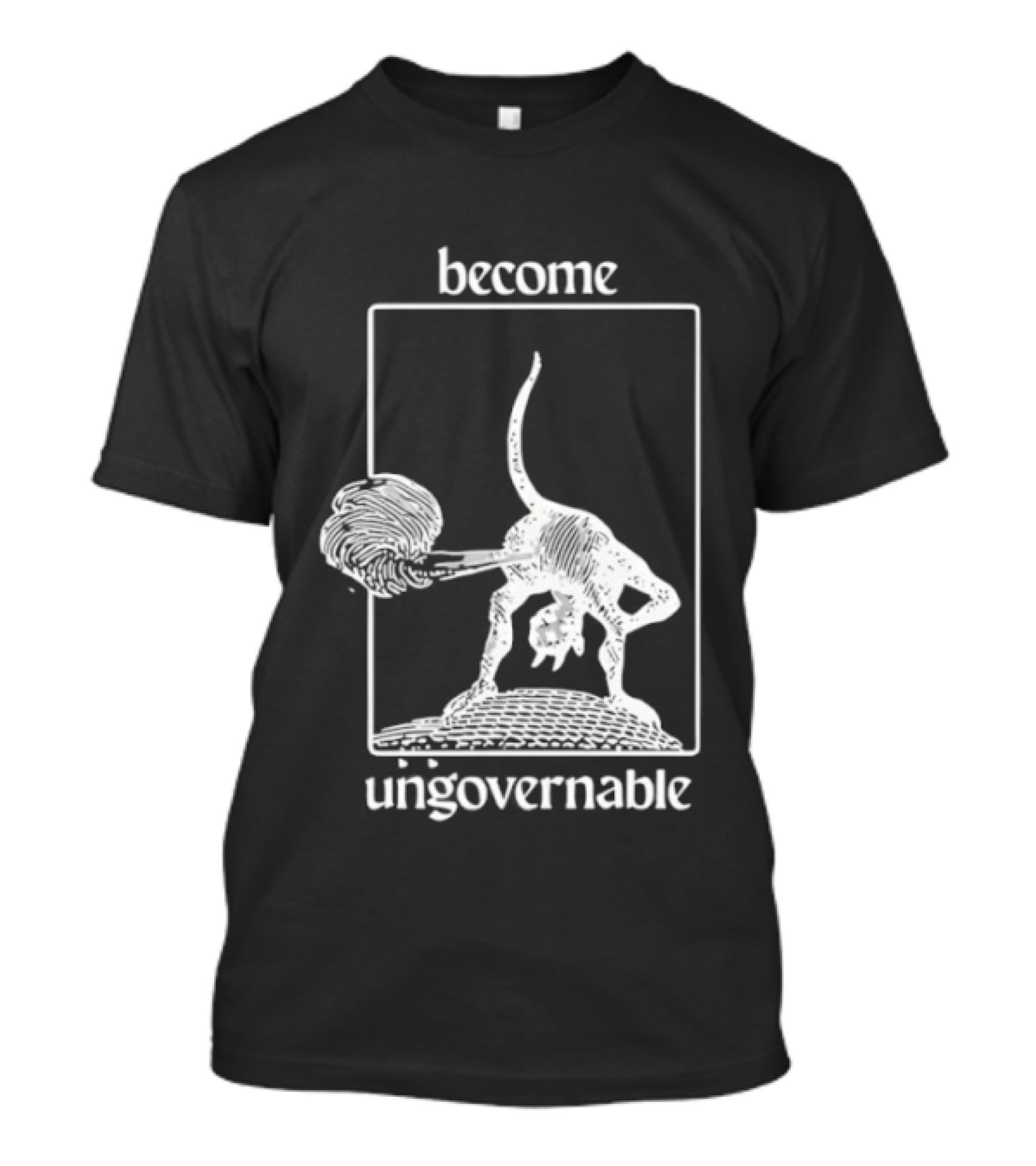 Become Ungovernable Possum With Bat T-Shirt