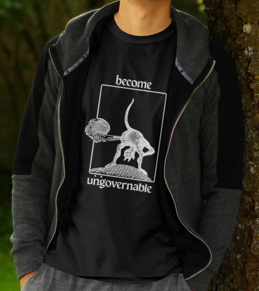 Become Ungovernable Possum With Bat T-Shirt