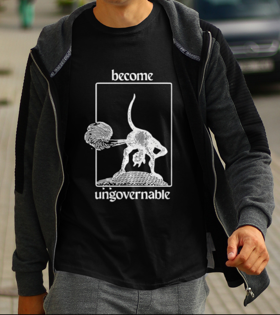 Become Ungovernable Possum With Bat T-Shirt