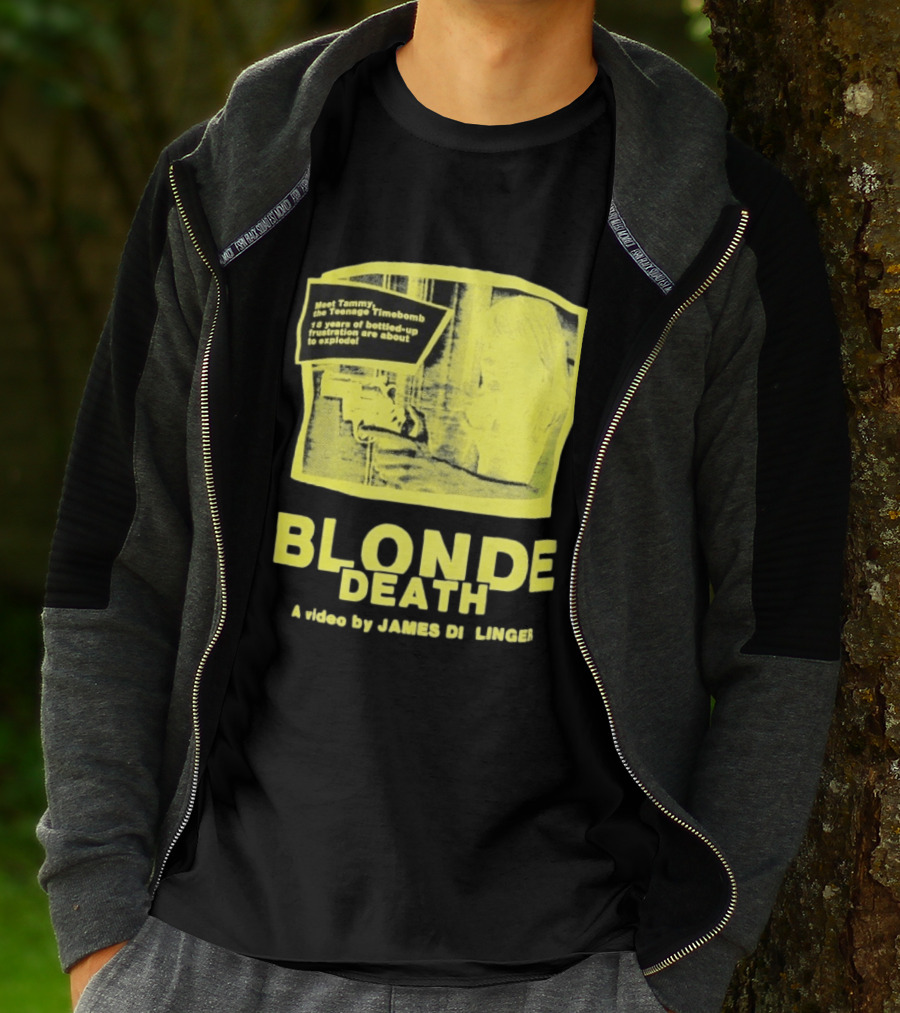 Blonde Death Teenage Timebomb Video By James D Lange 12 Years Frustration Explosion T-Shirt
