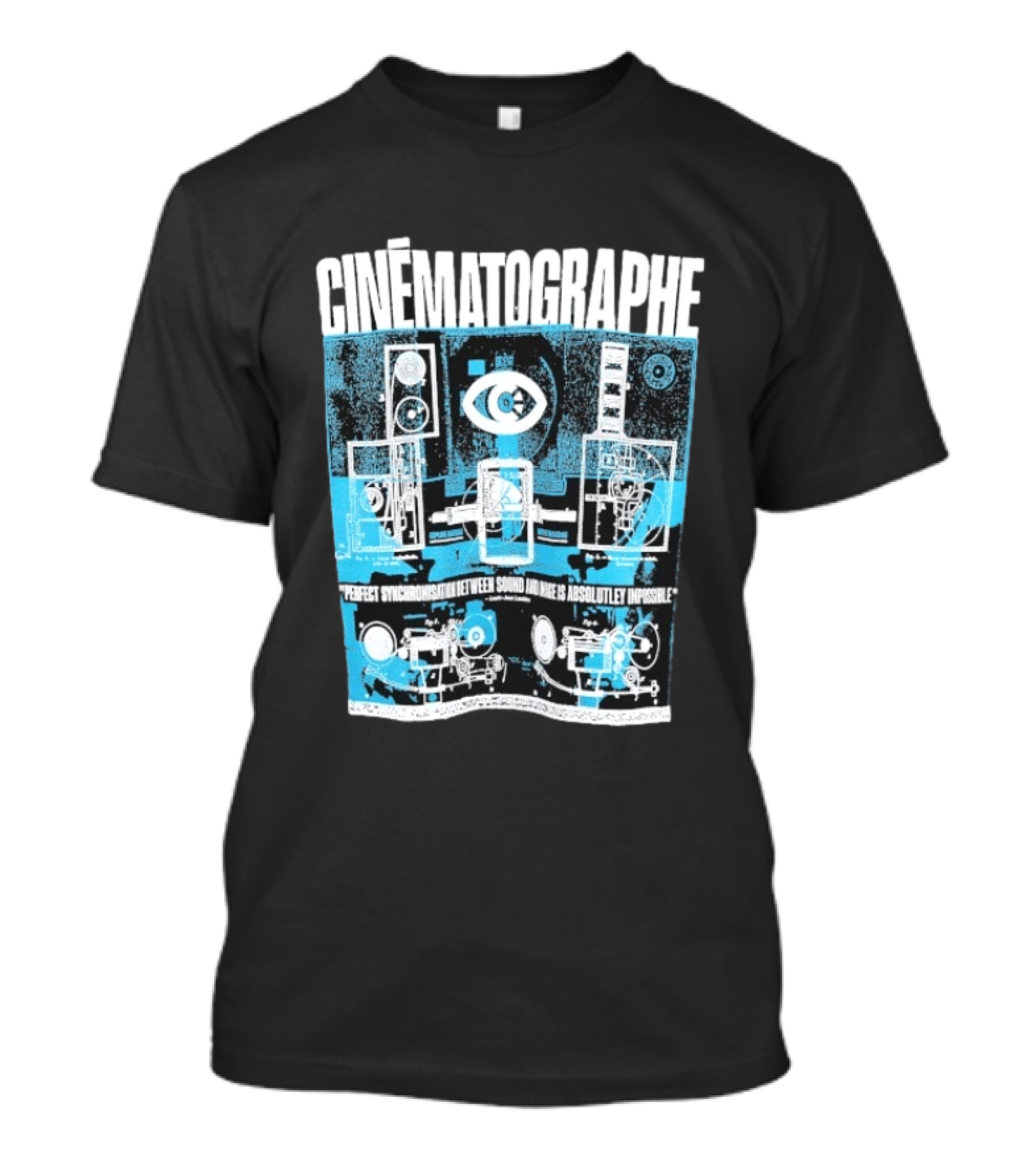 Cinématographe Perfect Synchronisation Between Sound And Image Is Absolutely Impossible Apparatus Schematic T-Shirt