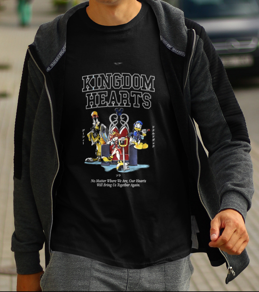 Kingdom Hearts Our Hearts Will Bring Us Together Again T-Shirt