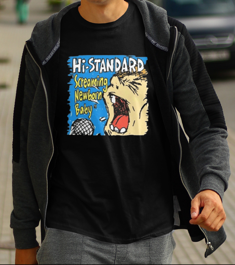 Hi Standard Screaming Newborn Baby Niigata Japan SNB Band Merchandise T-Shirt