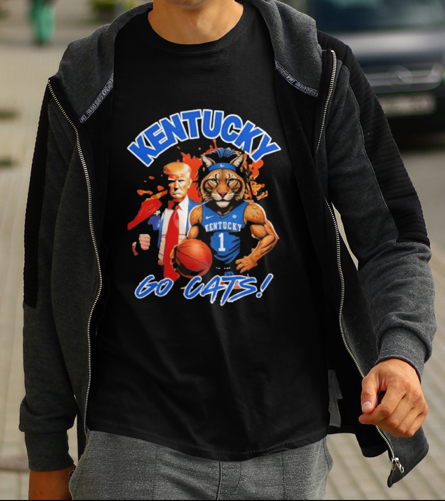 Kentucky Wildcats Trump Basketball Go Cats T-Shirt