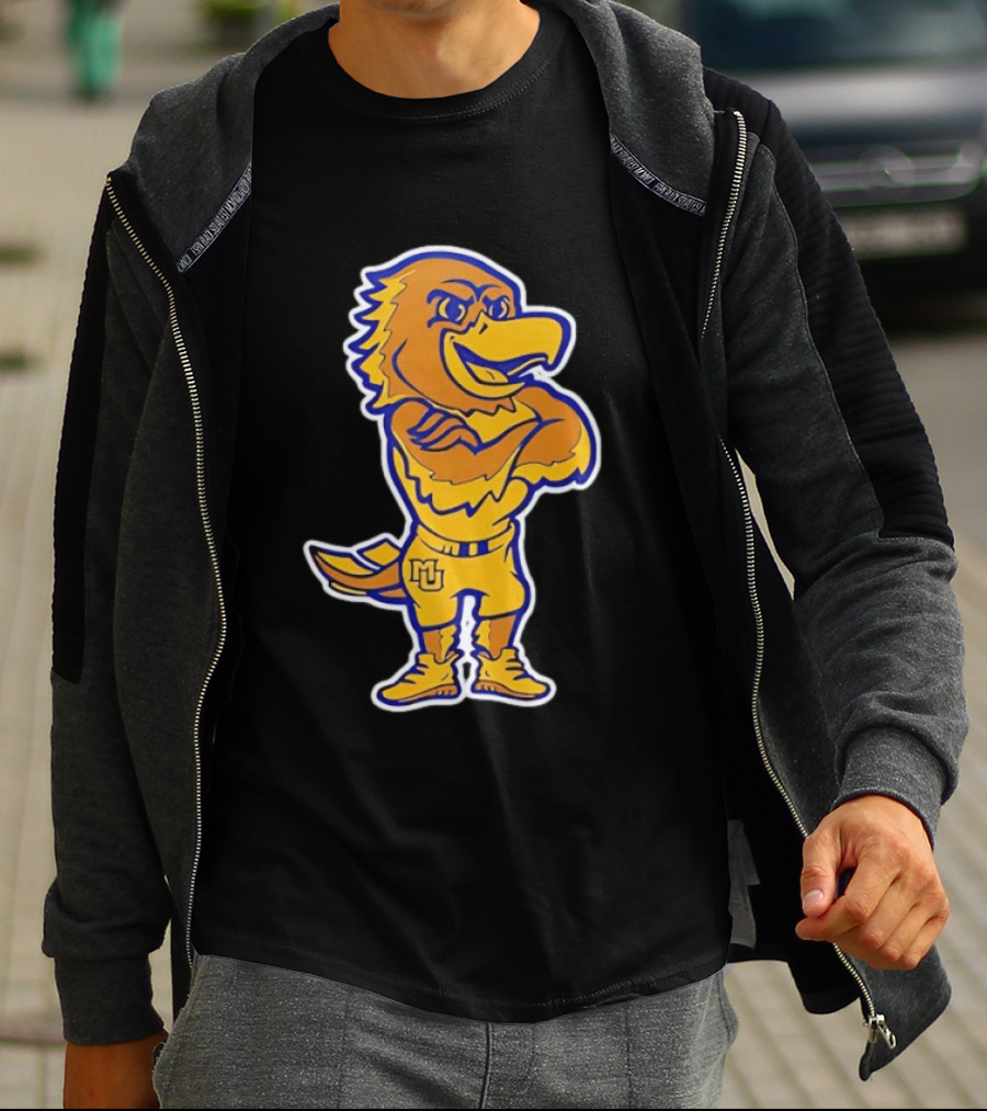 Marquette Basketball MU Golden Eagle Vintage Milwaukee T-Shirt