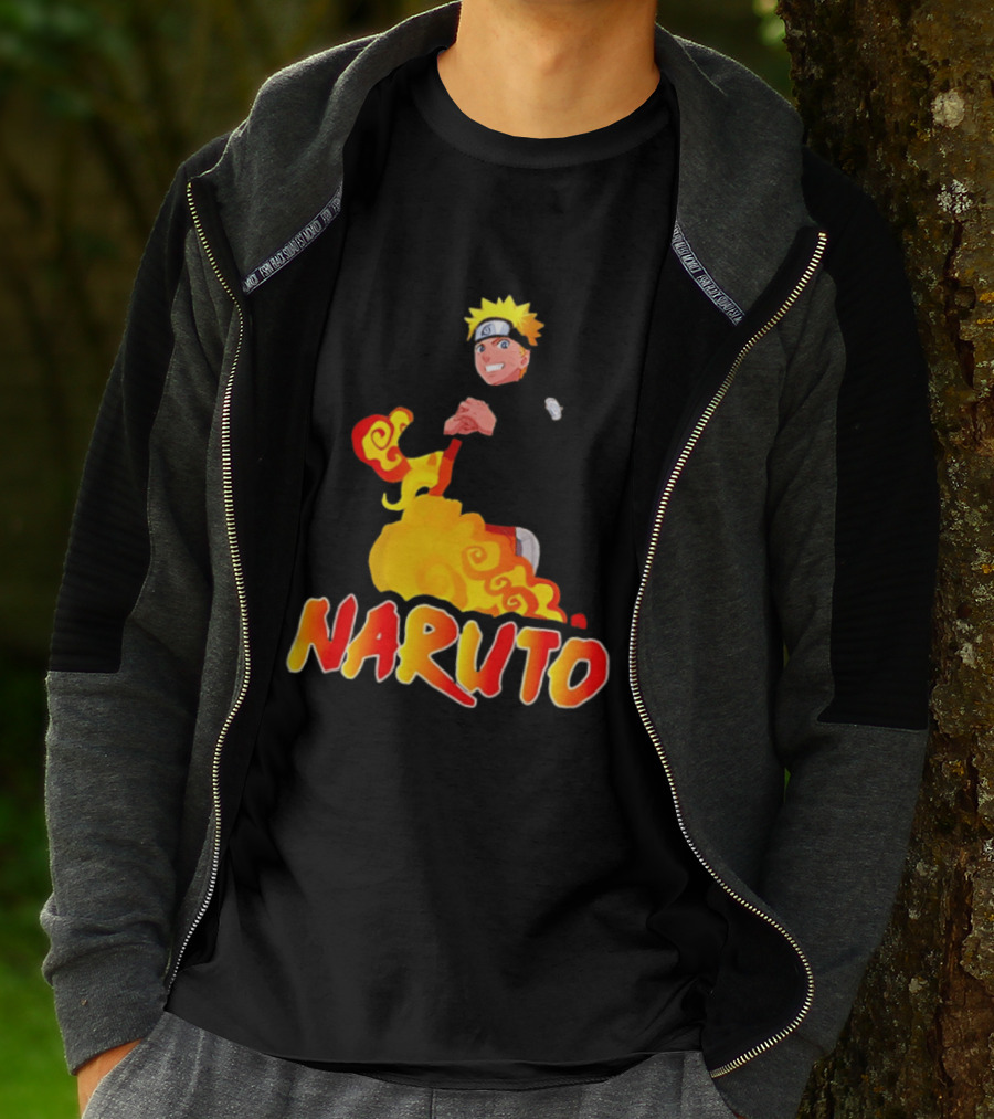 Naruto Atlanta Hawks Vintage 90s Style Anime T-Shirt