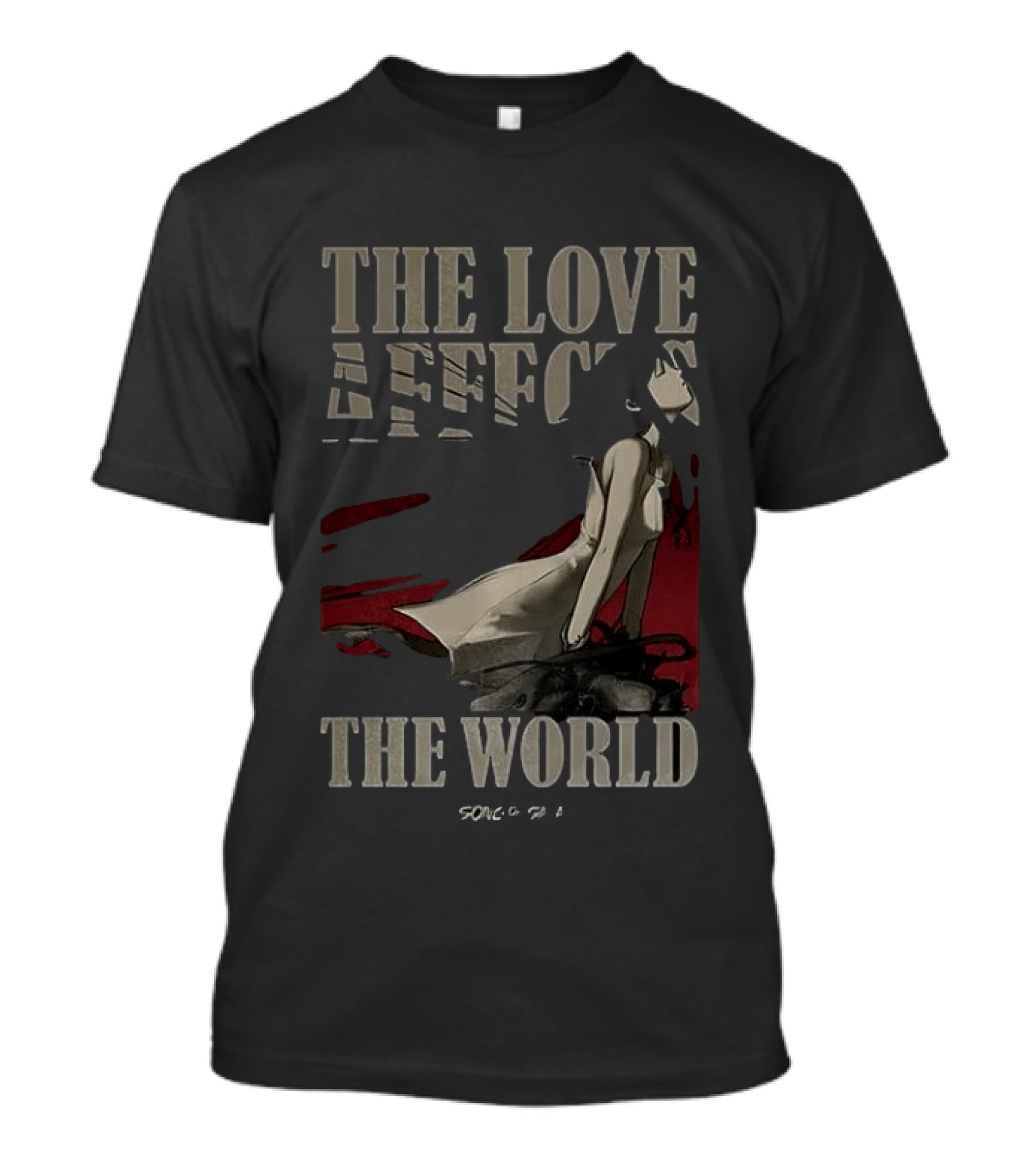 The Love Affects The World Vintage Statue Art Influence T-Shirt