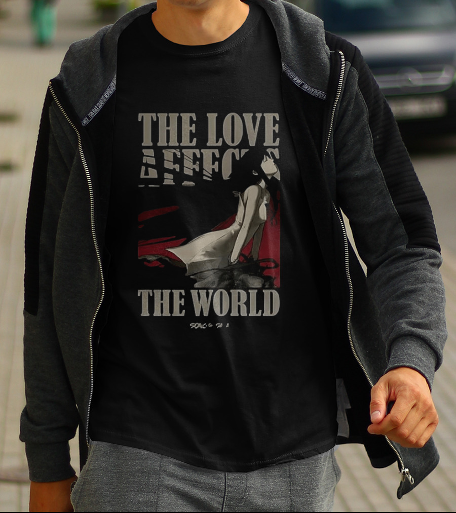 The Love Affects The World Vintage Statue Art Influence T-Shirt