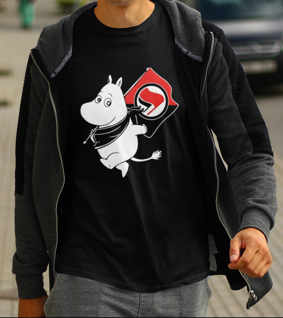 Tom Morello Antifa Moomin Anti Fascist T-Shirt