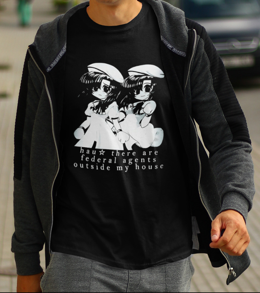 Touhou Project Series Hau There Are Federal Agents Outside My House T-Shirt