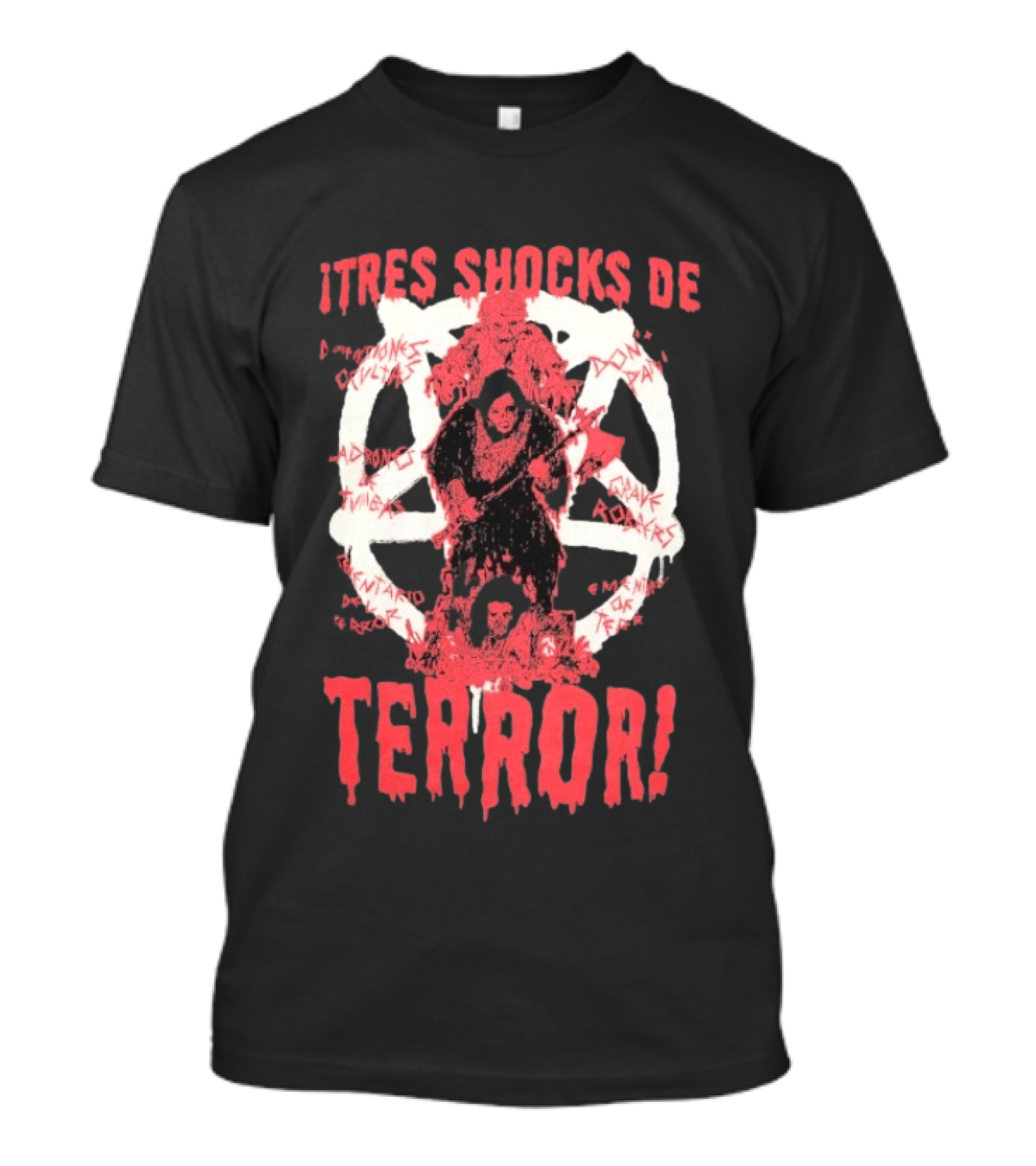 Tres Shocks De Terror Films Of Rubén Galindo Jr. T-Shirt