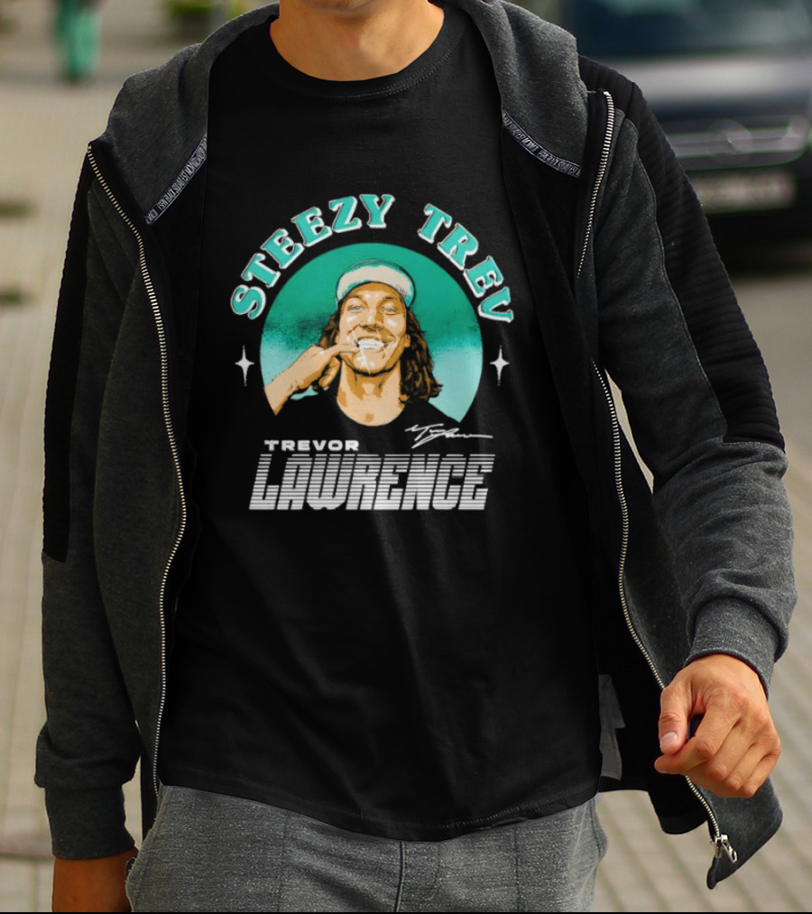 Steezy Trev Trevor Lawrence Signature Jacksonville T-Shirt
