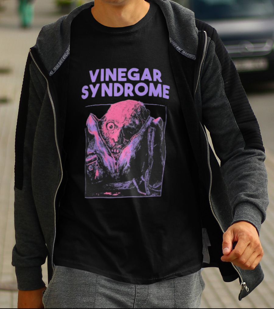 Vinegar Syndrome Horror Back To School Zombie Zipper Jacket T-Shirt
