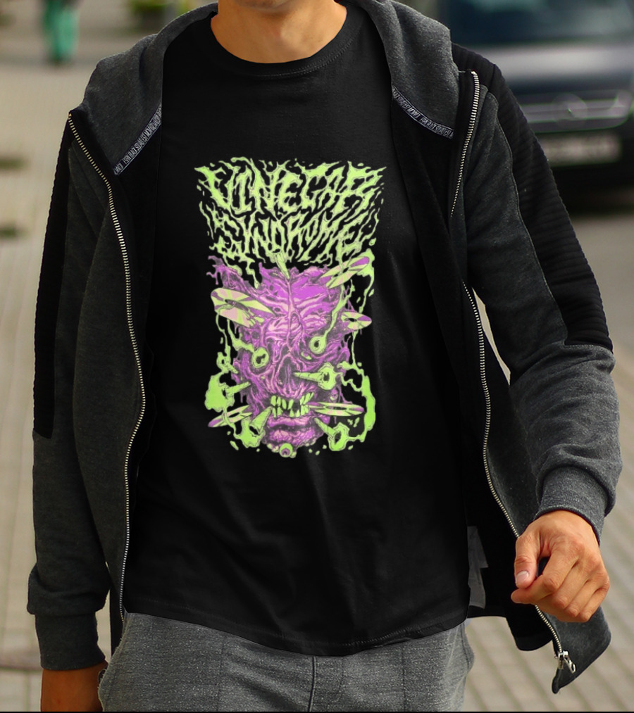 Vinegar Syndrome Blu Ray Melting Skull Joint Ritual T-Shirt