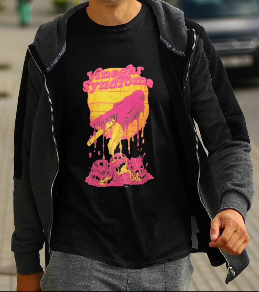 Vinegar Syndrome Rotsicle Melting Horror Aesthetic T-Shirt