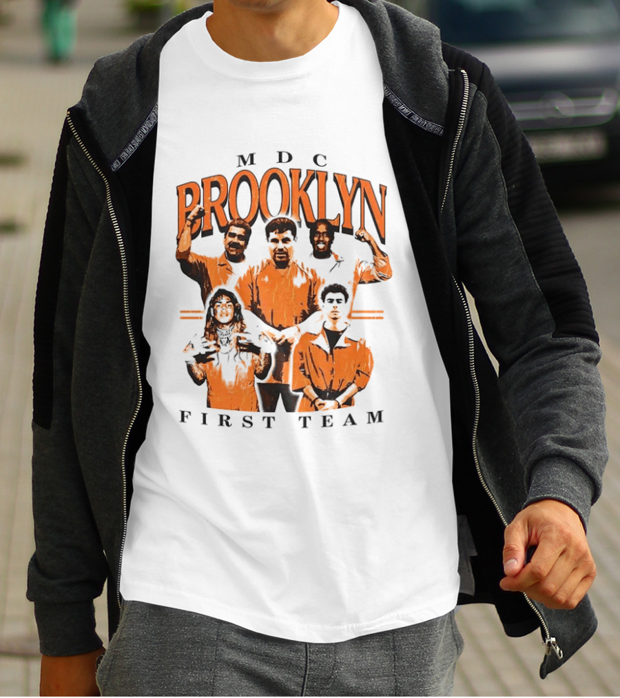 MDC Brooklyn First Team Meme Orange Figures T-Shirt