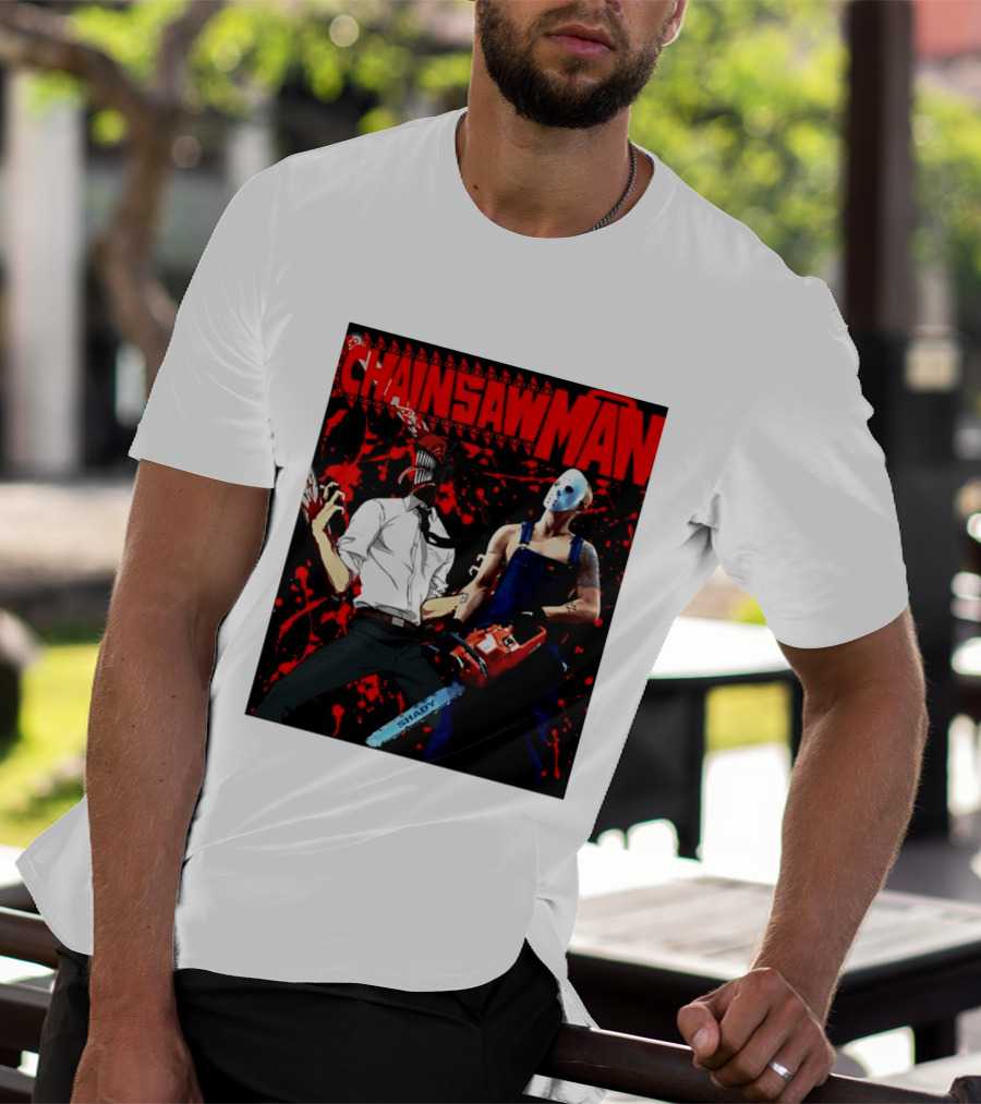 Chainsaw Man Shady Anime Horror T-Shirt